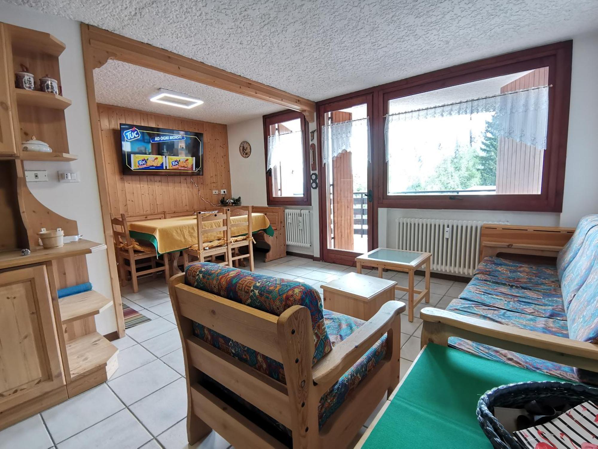 Ferienwohnung Trilocale Con Splendida Vista Sulle Piste Da Sci Folgarida Exterior foto